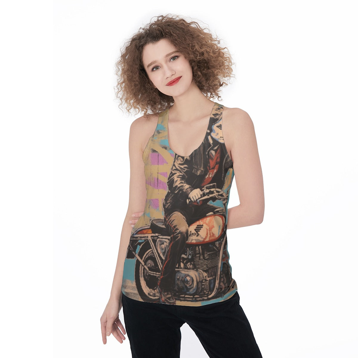 All-Over Print Women's Racerback Tank Top