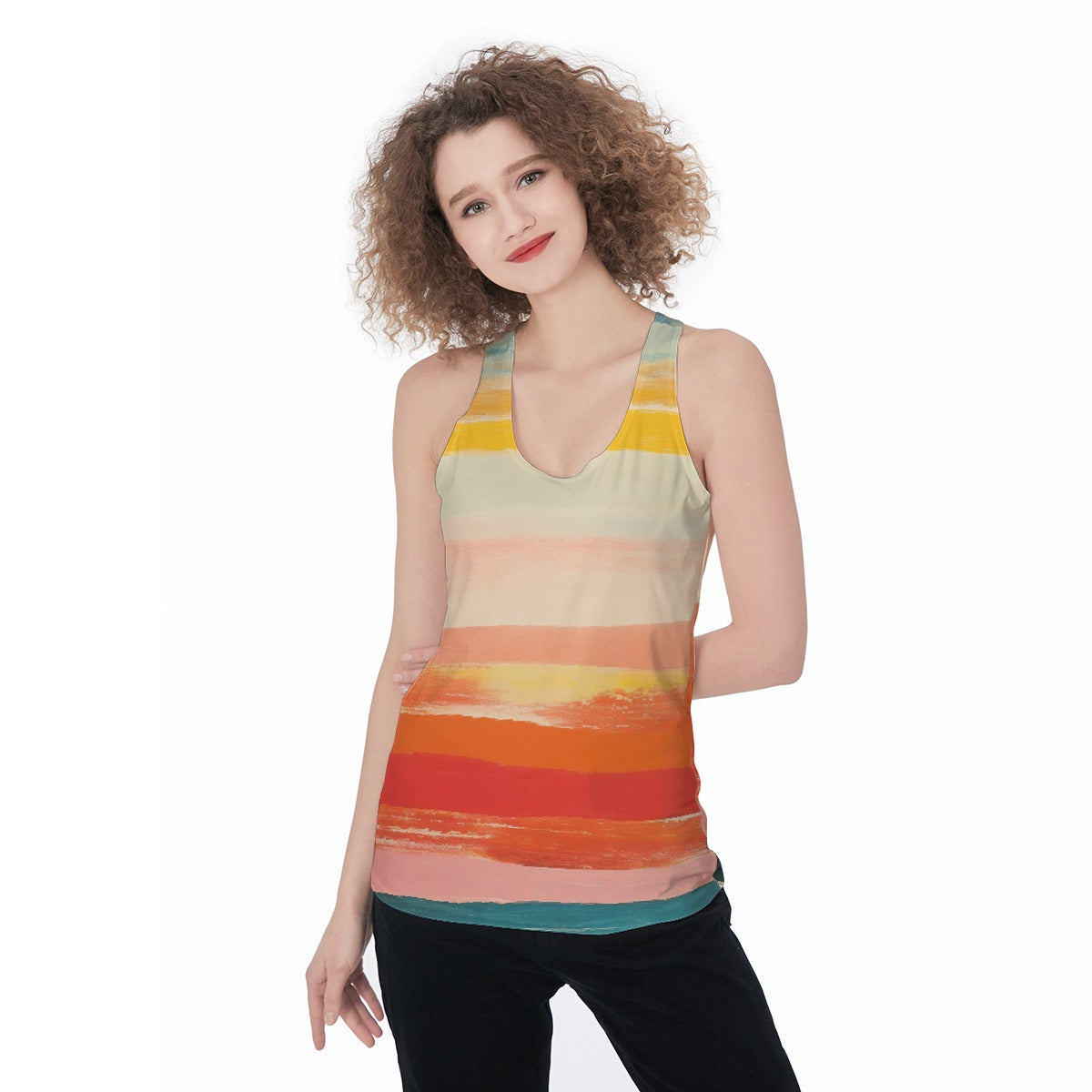 All-Over Print Women's Racerback Tank Top