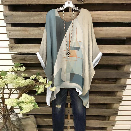 All-Over Print Women's Bat Sleeve Shirt