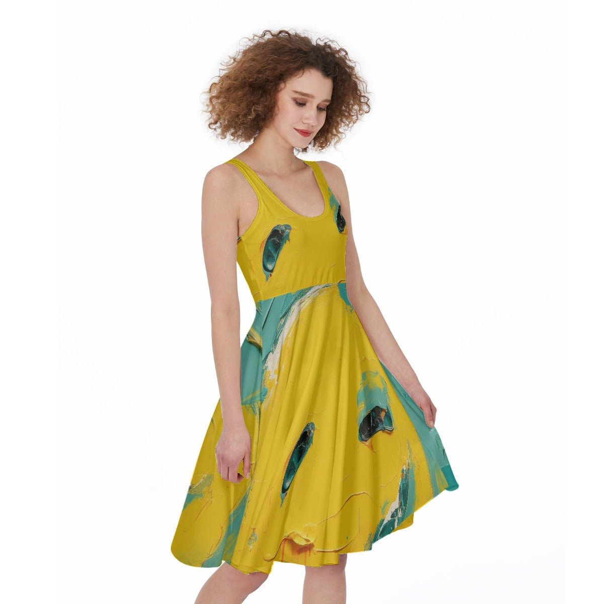 All-Over Print Women's Sleeveless Dress