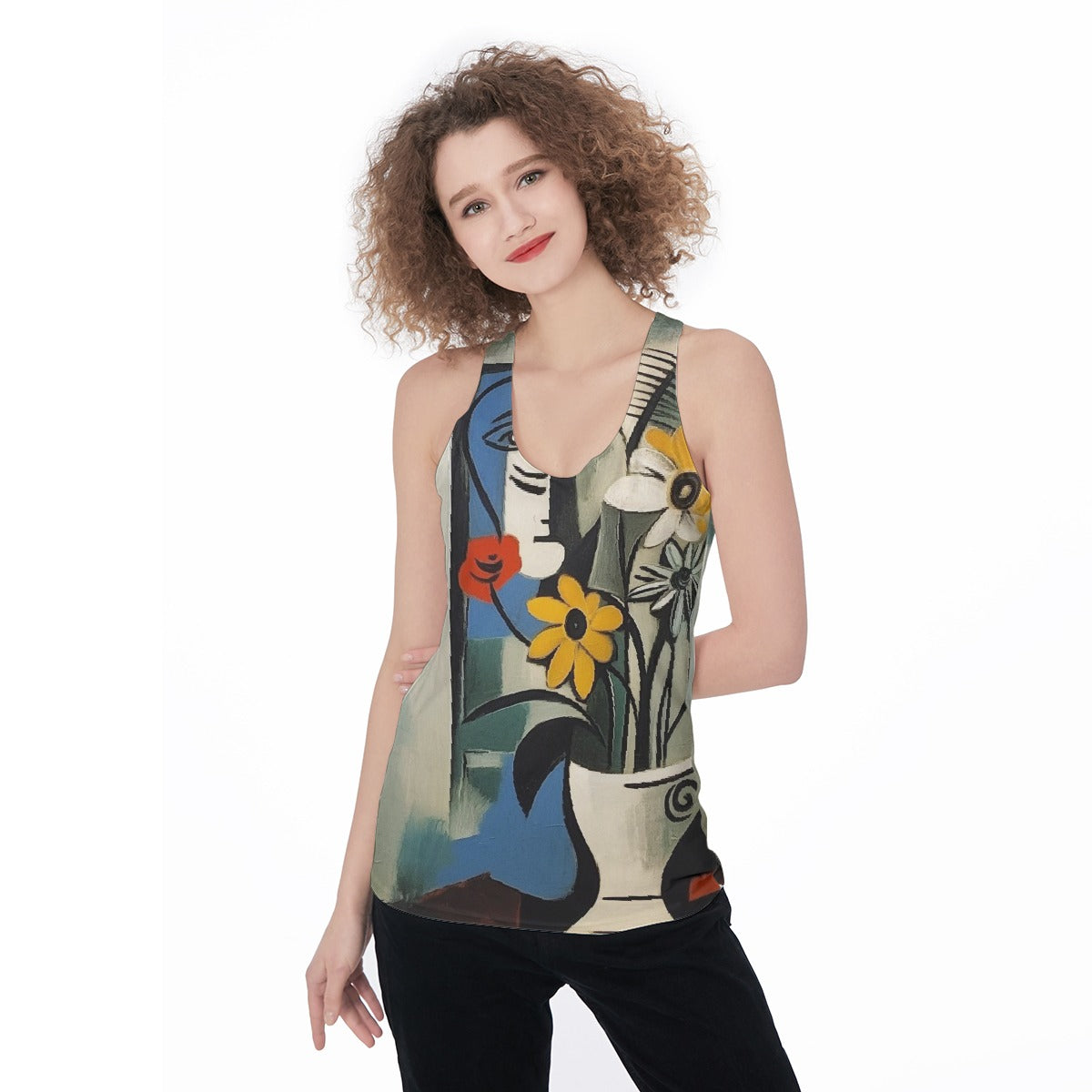 All-Over Print Women's Racerback Tank Top