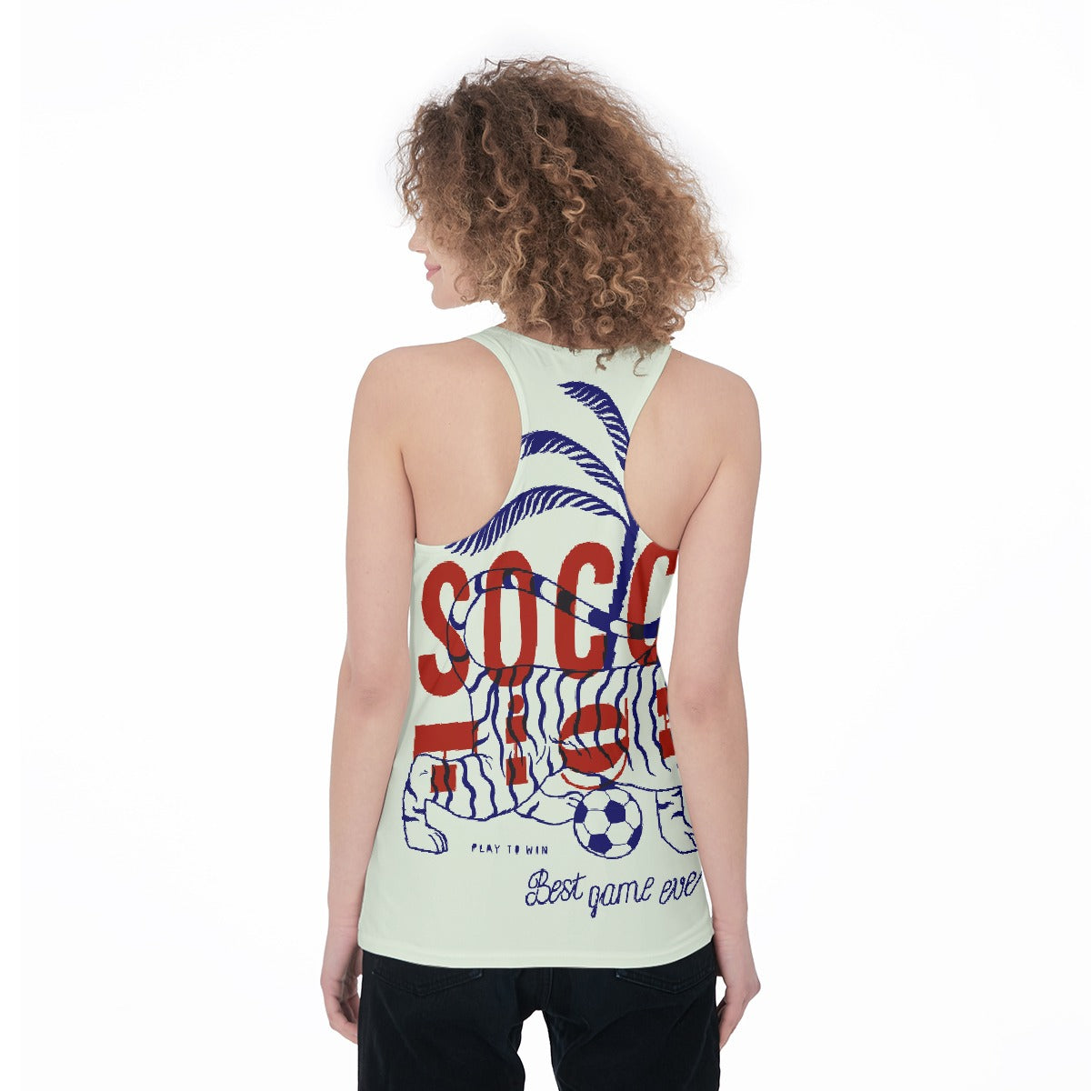 All-Over Print Women's Racerback Tank Top
