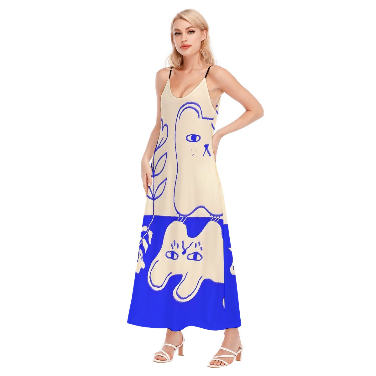 All-Over Print Women's Sling Dress