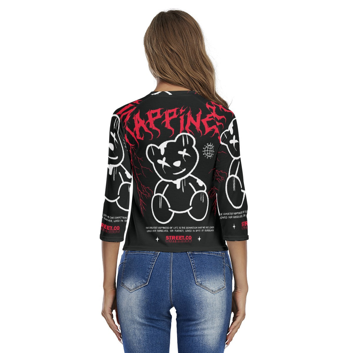 All-Over Print Women's Raglan Sleeves T-shirts