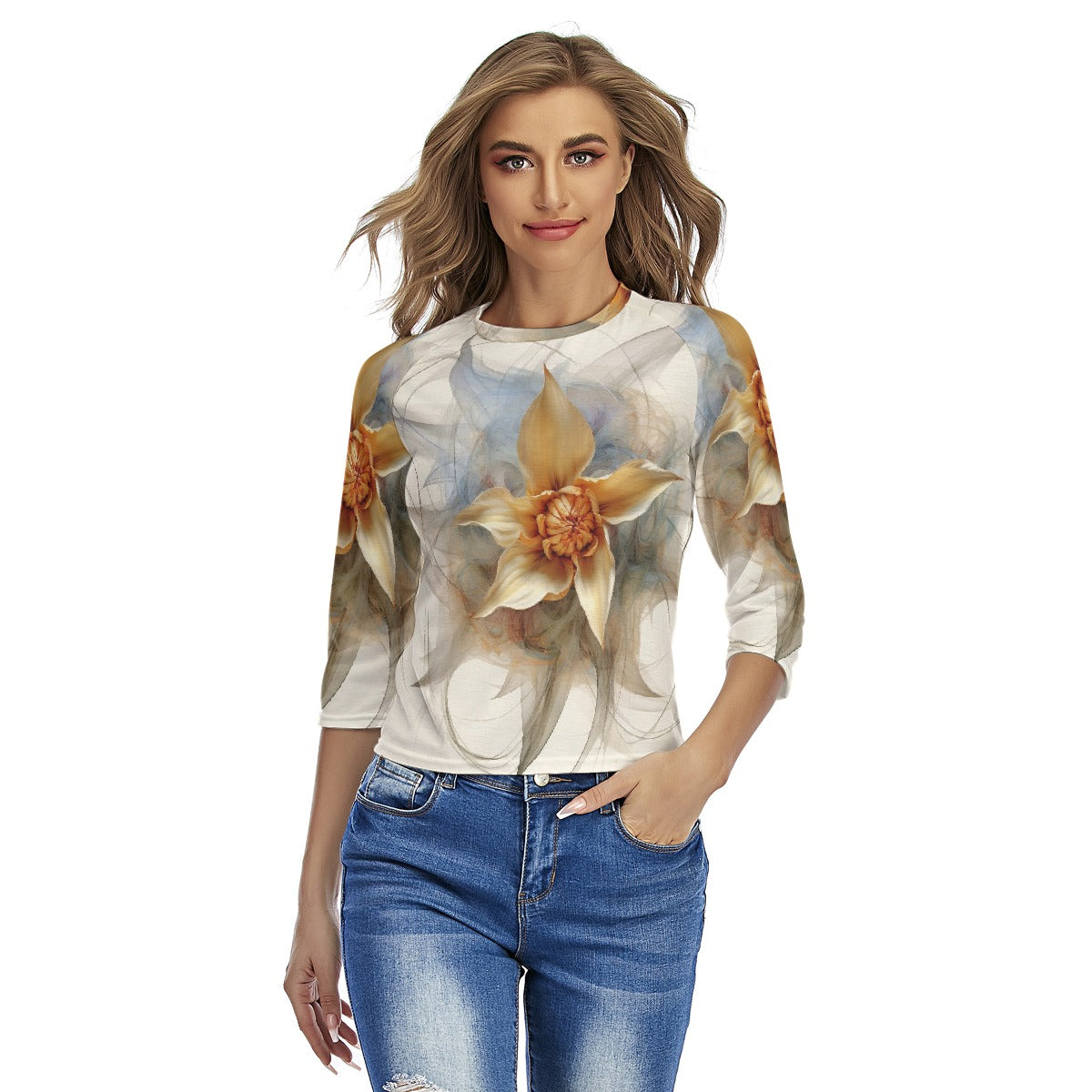 All-Over Print Women's Raglan Sleeves T-shirts
