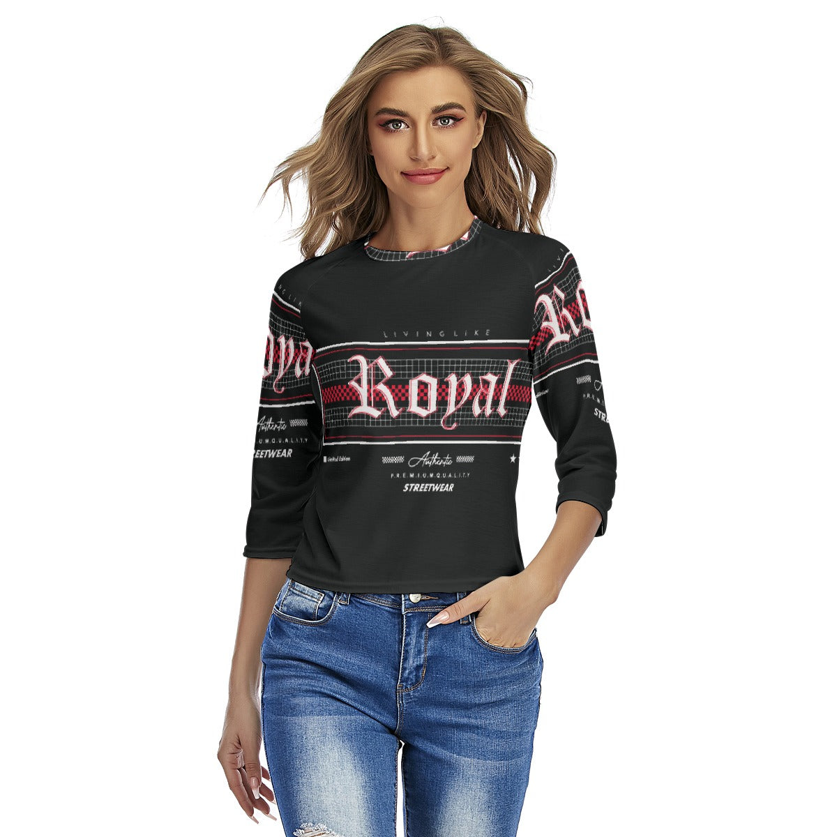 All-Over Print Women's Raglan Sleeves T-shirts