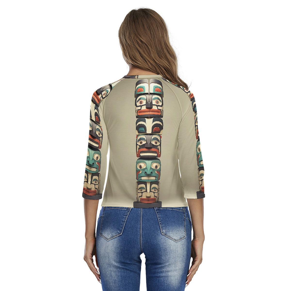 All-Over Print Women's Raglan Sleeves T-shirts