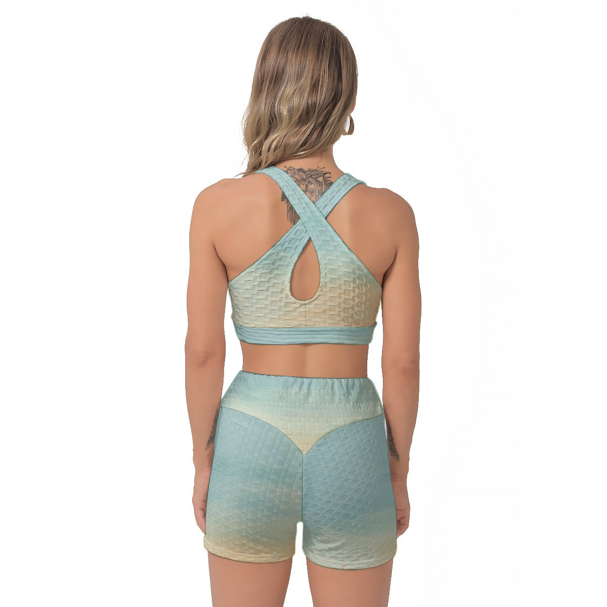 All-Over Print Women's Sports Bra Suit
