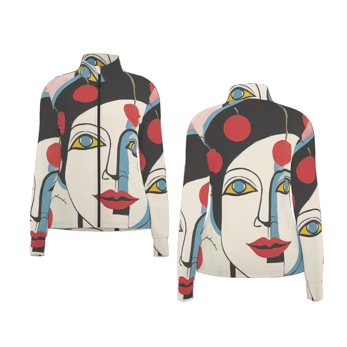 All-Over Print Women's Long Sleeve Thumbhole Jacket