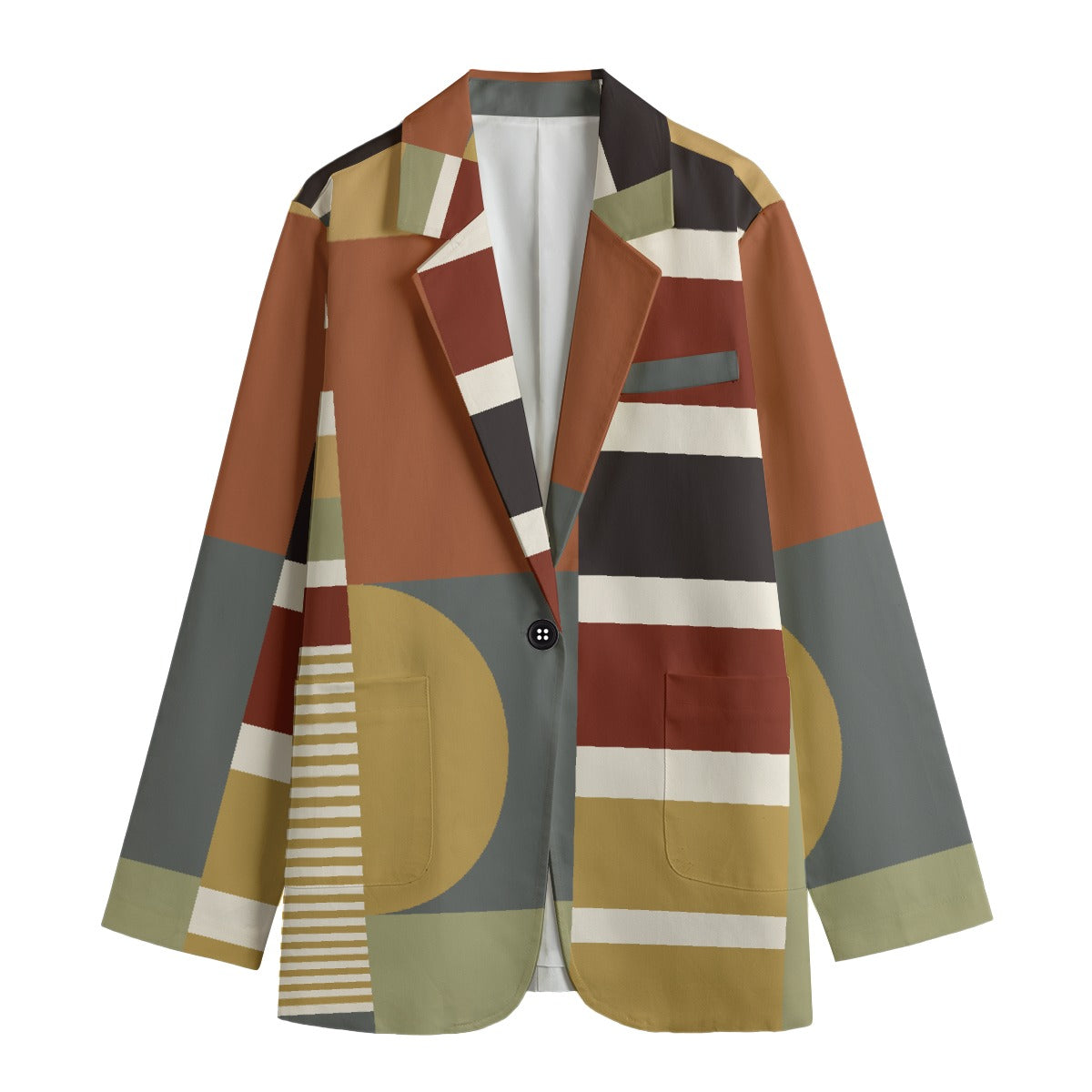 All-Over Print Women's Leisure Blazer