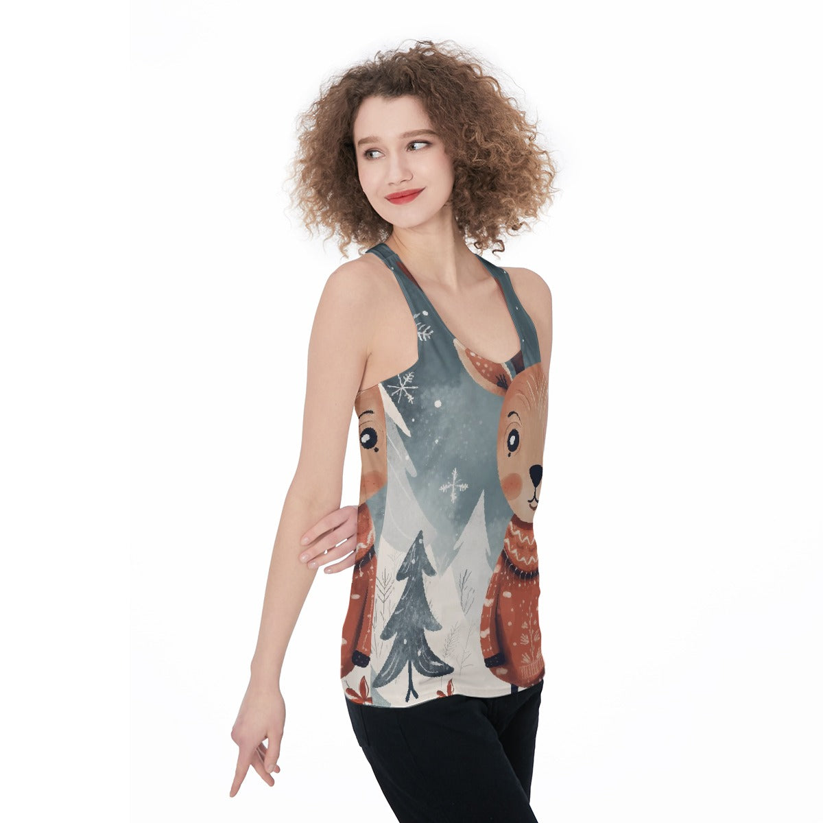 All-Over Print Women's Racerback Tank Top