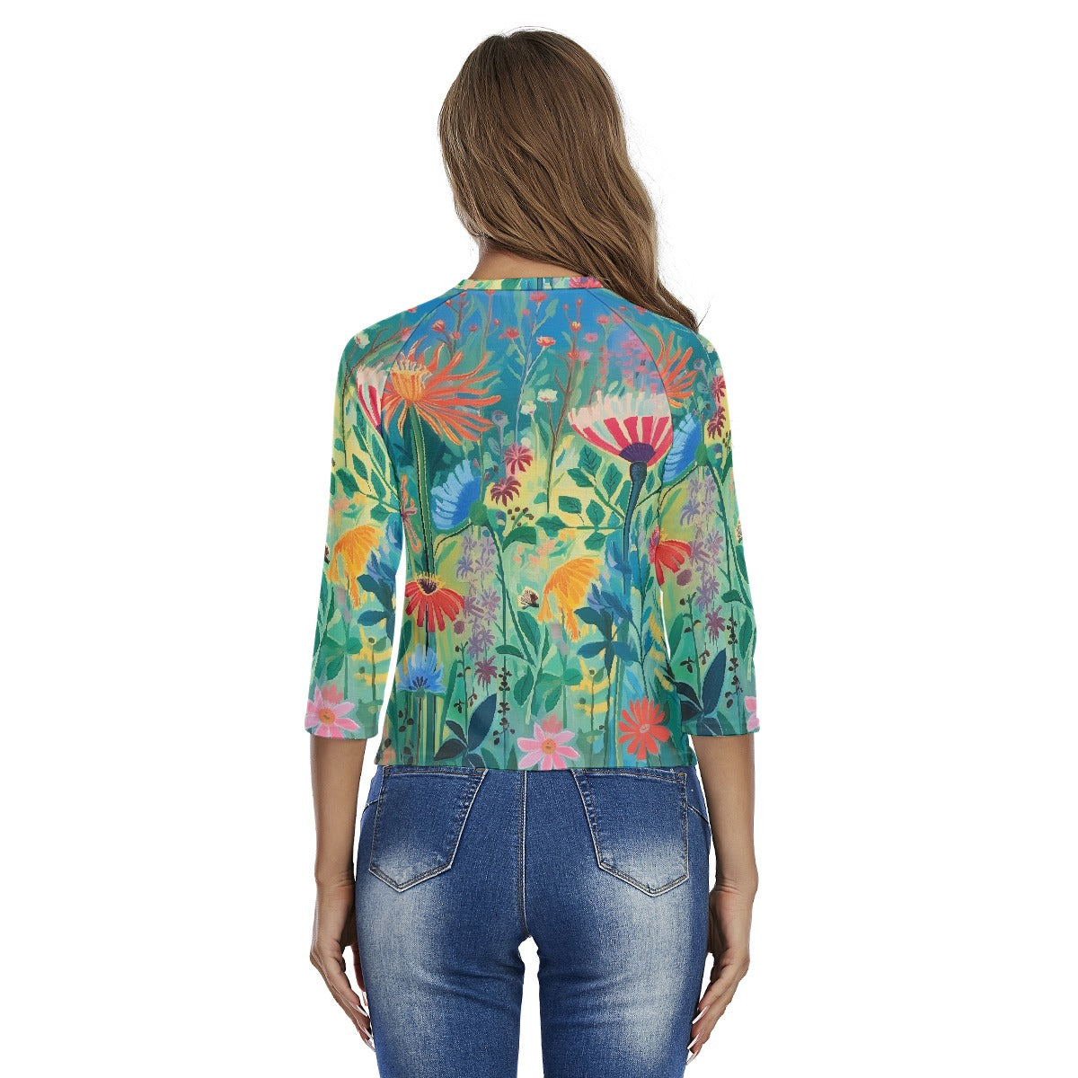 All-Over Print Women's Raglan Sleeves T-shirts