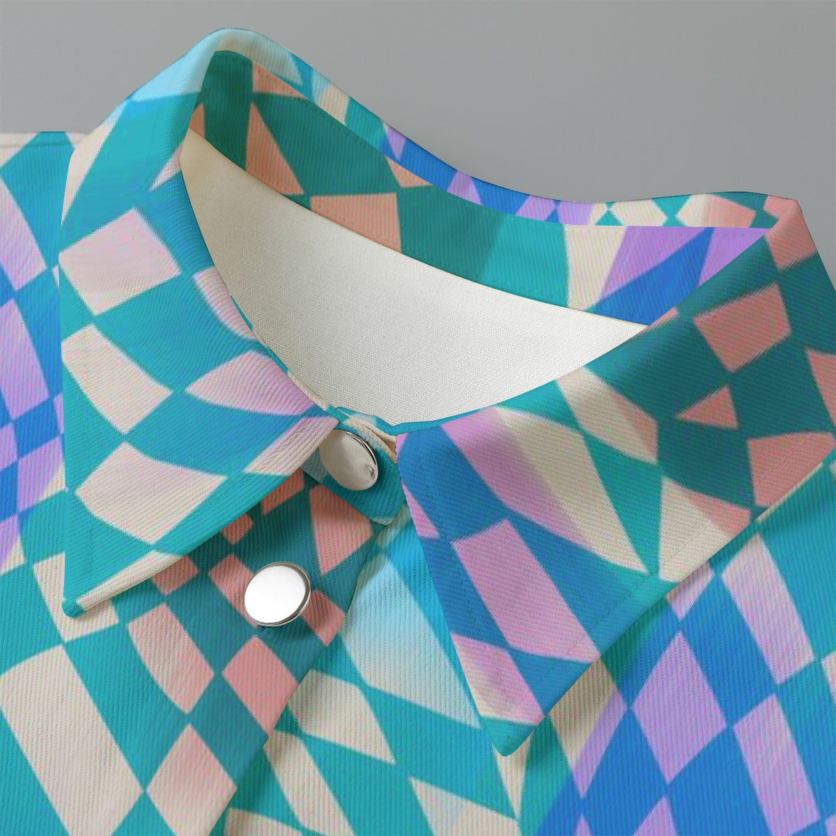 All-Over Print Women's Cropped Jacket | 245GSM Cotton