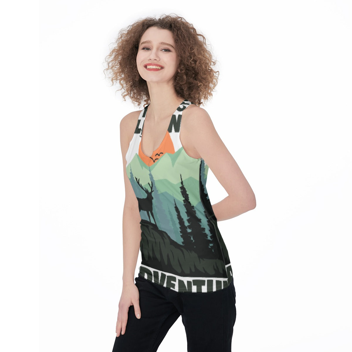 All-Over Print Women's Racerback Tank Top