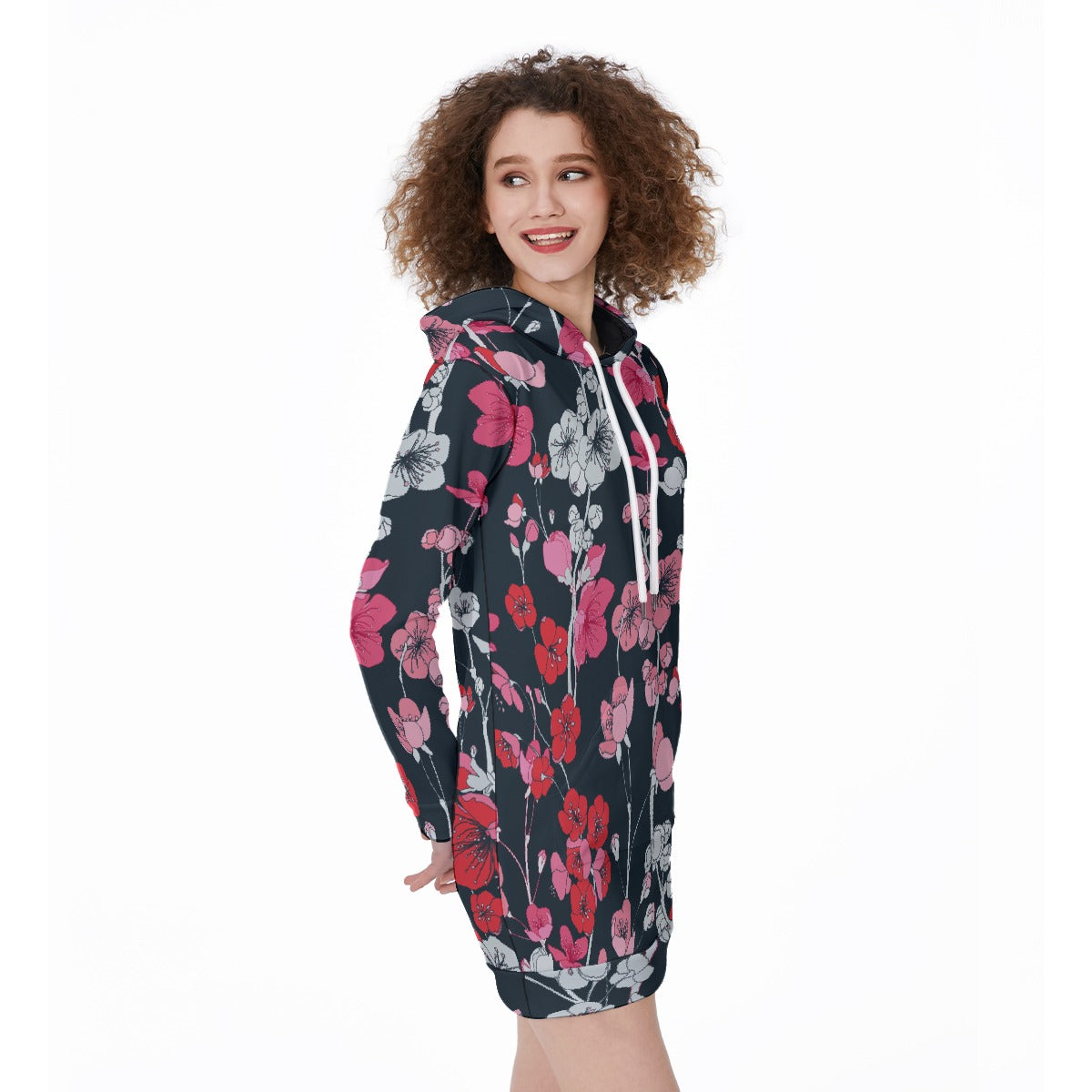 All-Over Print Women's Long Hoodie