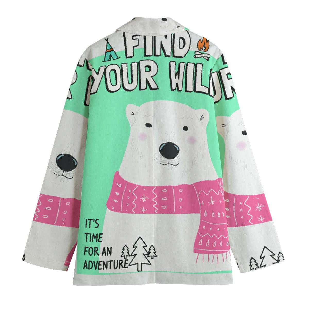 All-Over Print Women's Leisure Blazer