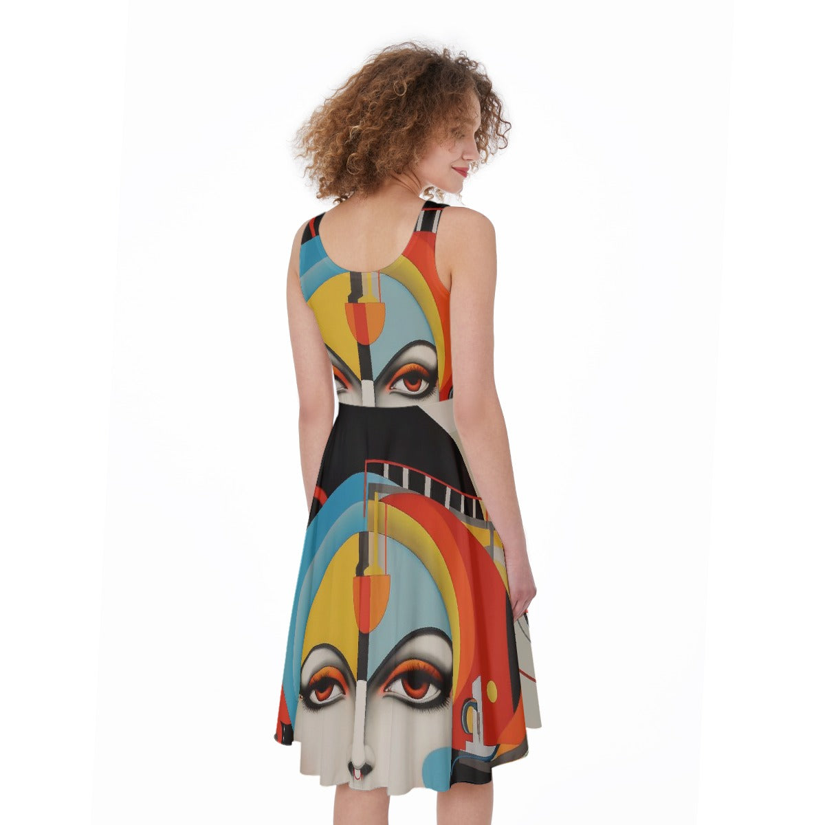 All-Over Print Women's Sleeveless Dress