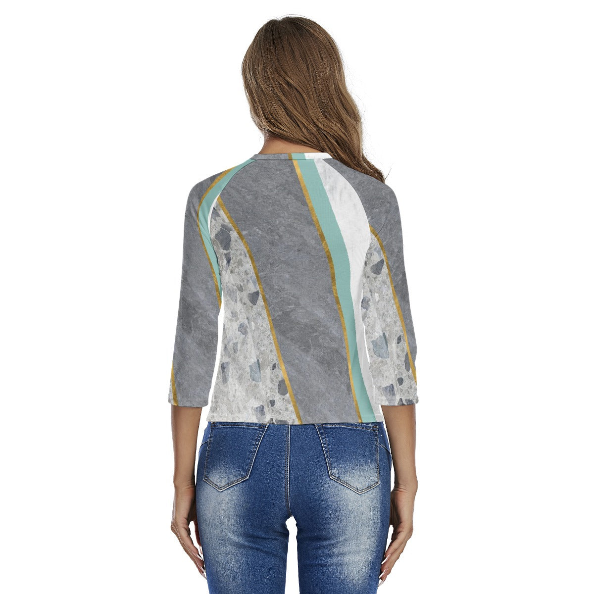 All-Over Print Women's Raglan Sleeves T-shirts