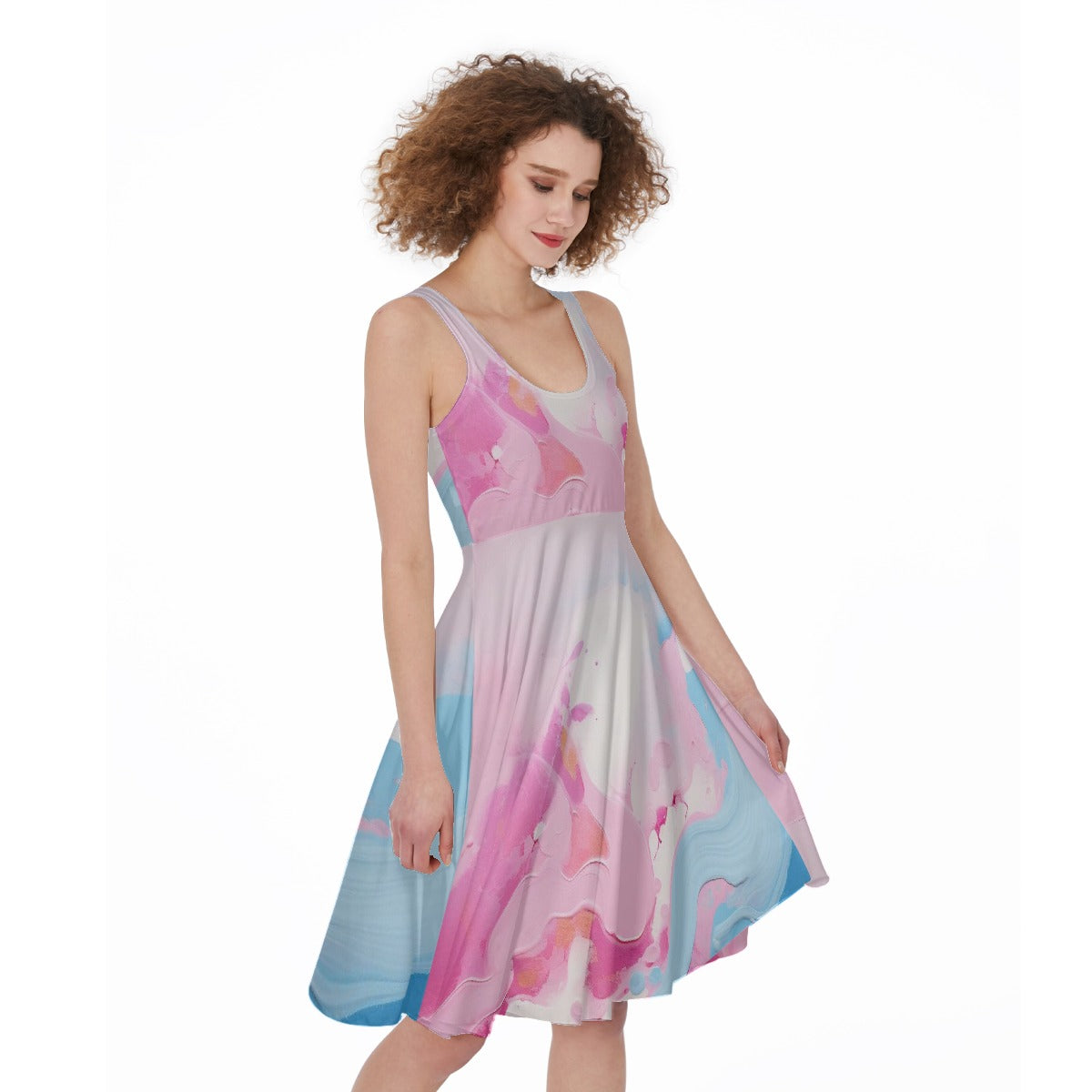All-Over Print Women's Sleeveless Dress