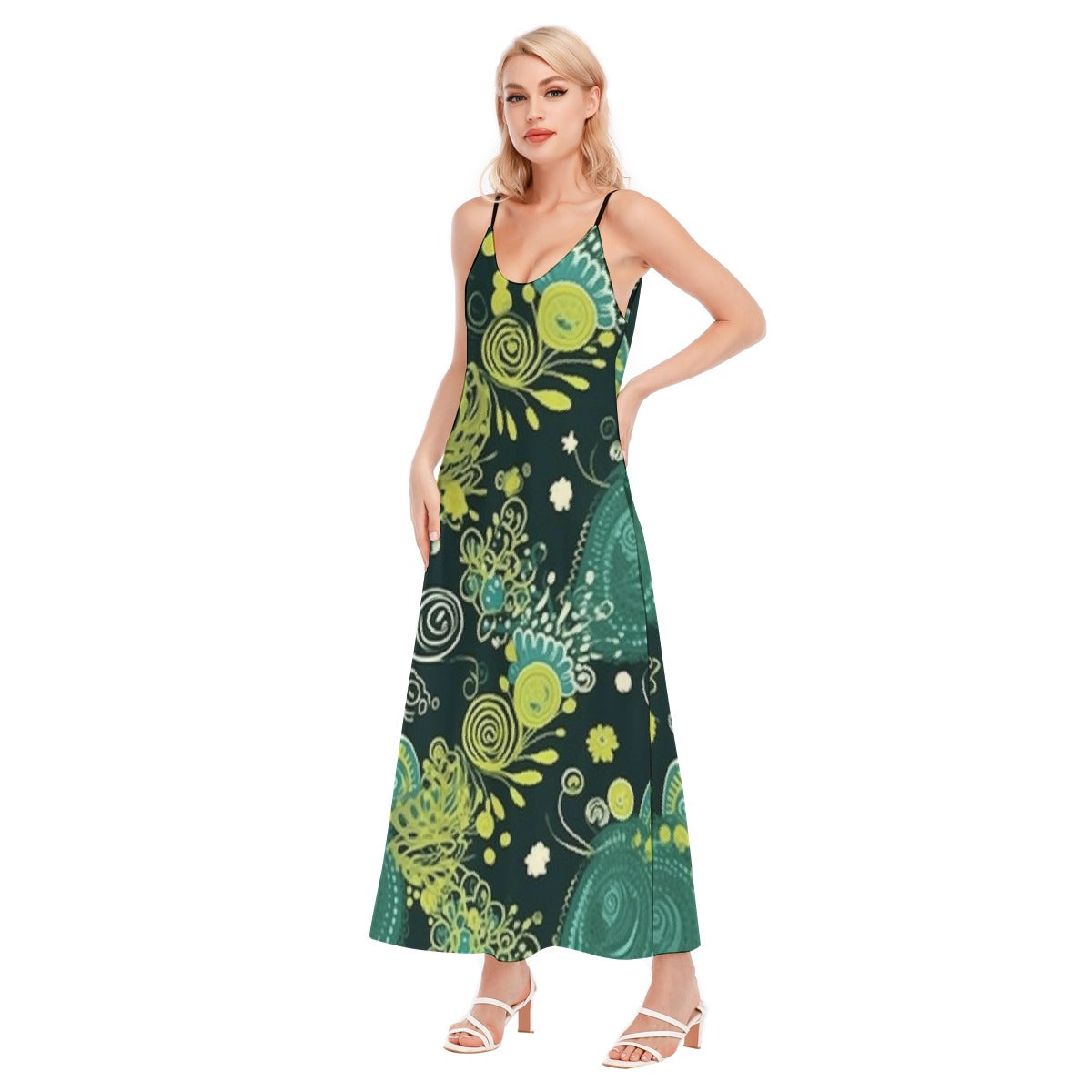 All-Over Print Women's Sling Dress