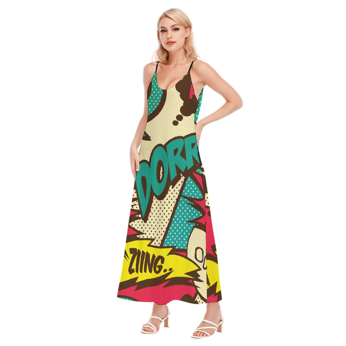 All-Over Print Women's Sling Dress