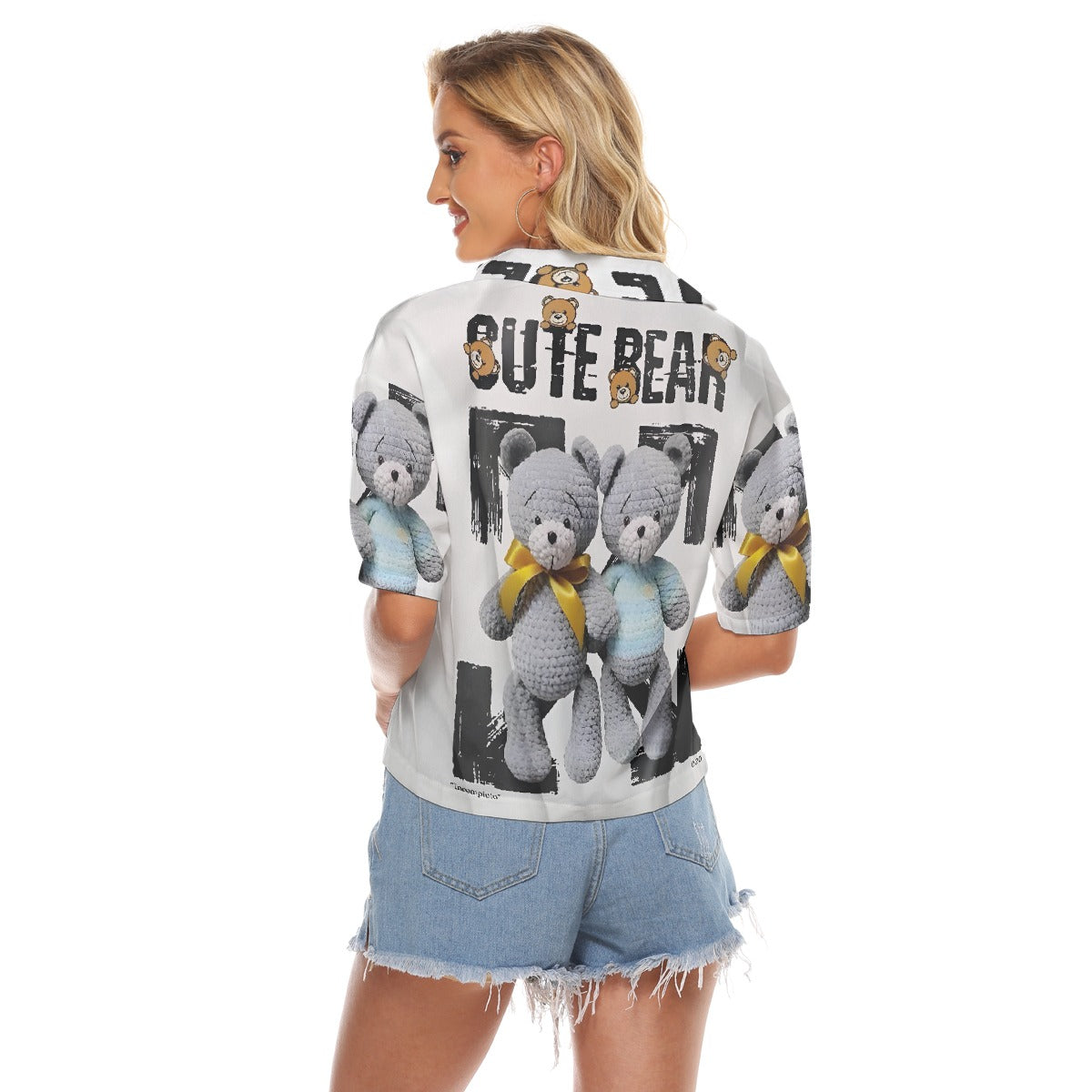 All-Over Print Women's V-neck Shirts