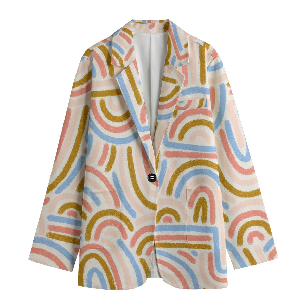 All-Over Print Women's Leisure Blazer