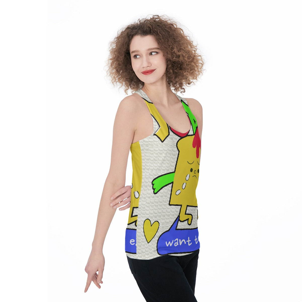 All-Over Print Women's Racerback Tank Top