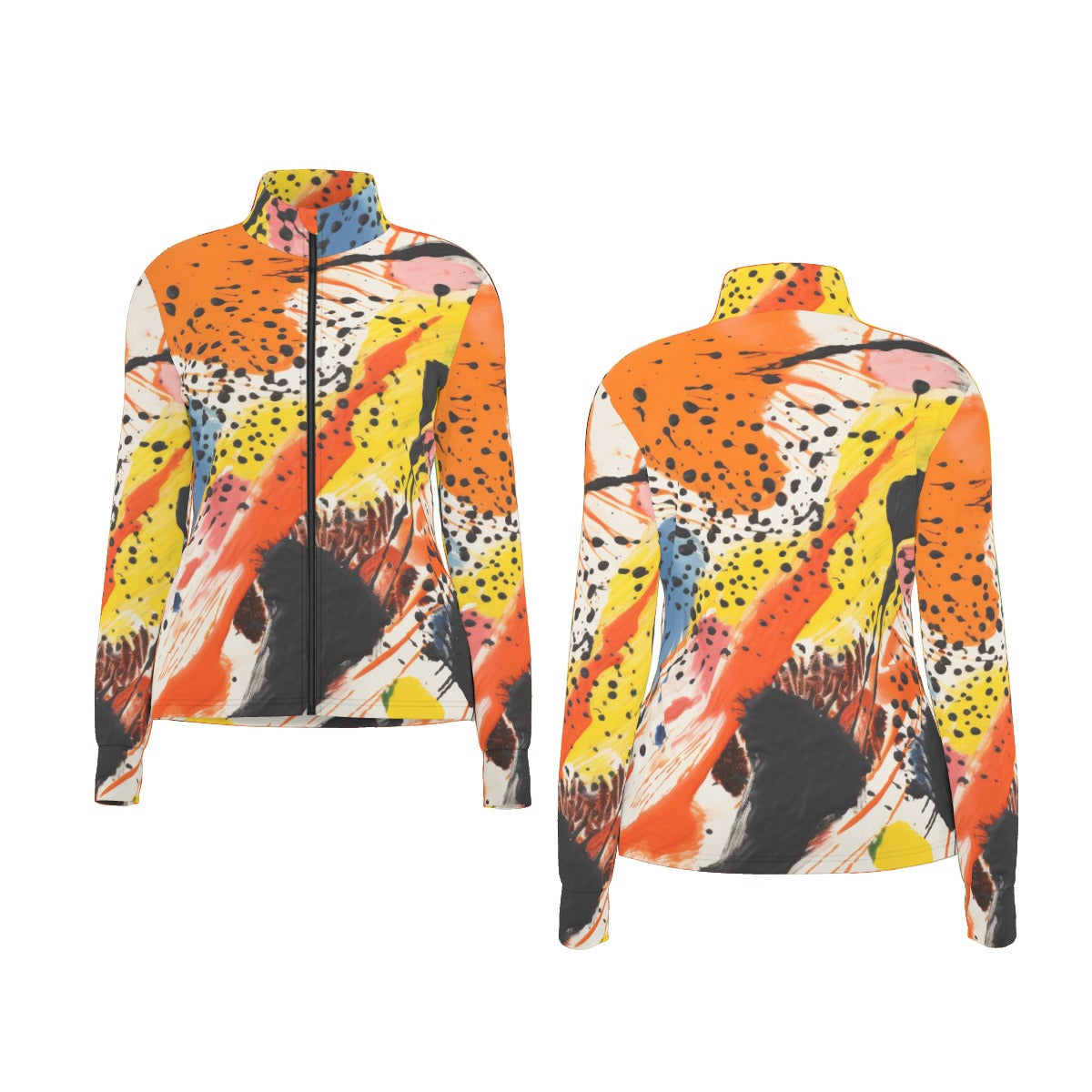 All-Over Print Women's Long Sleeve Thumbhole Jacket