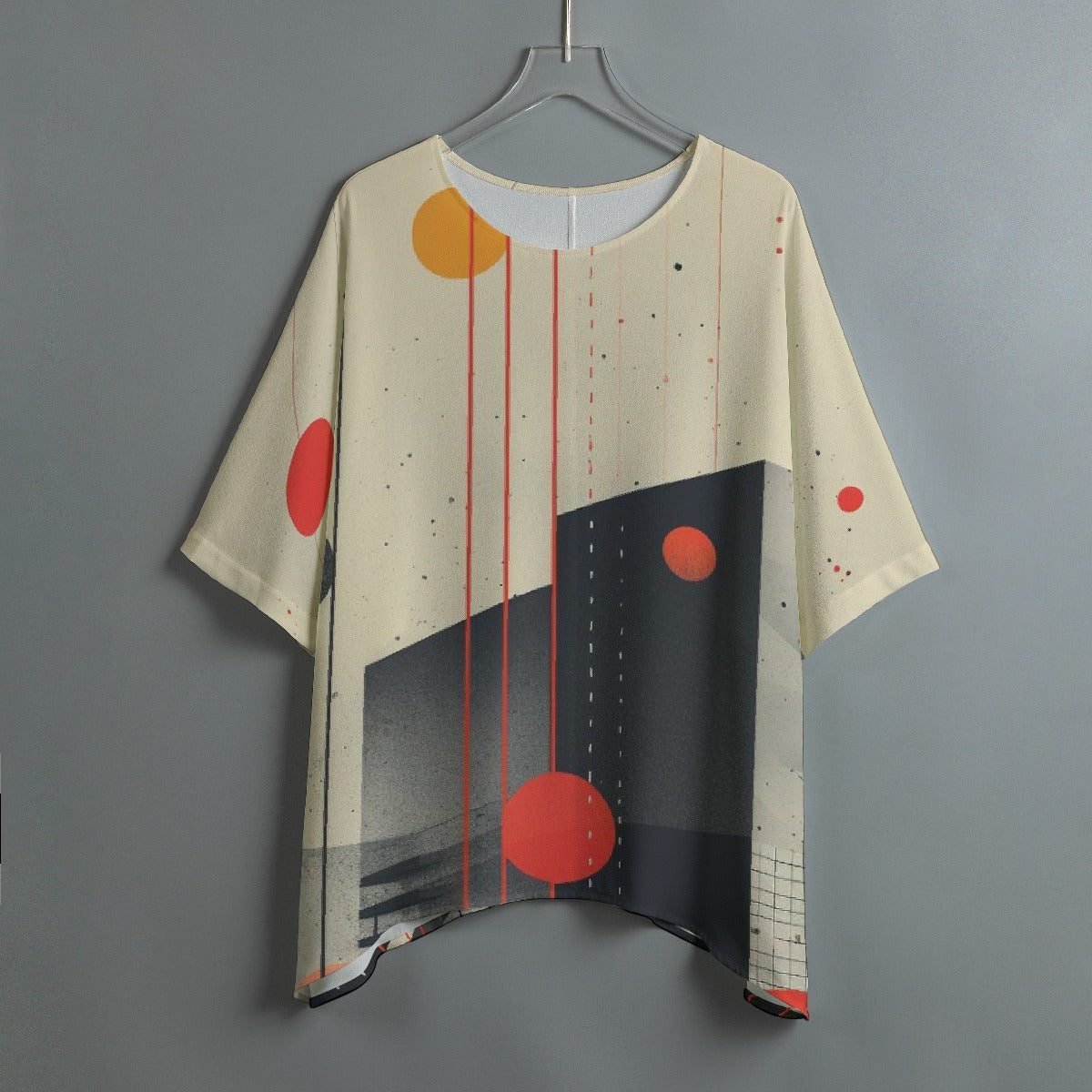 All-Over Print Women's Bat Sleeve Shirt