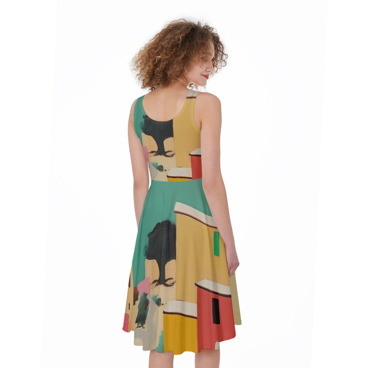 All-Over Print Women's Sleeveless Dress