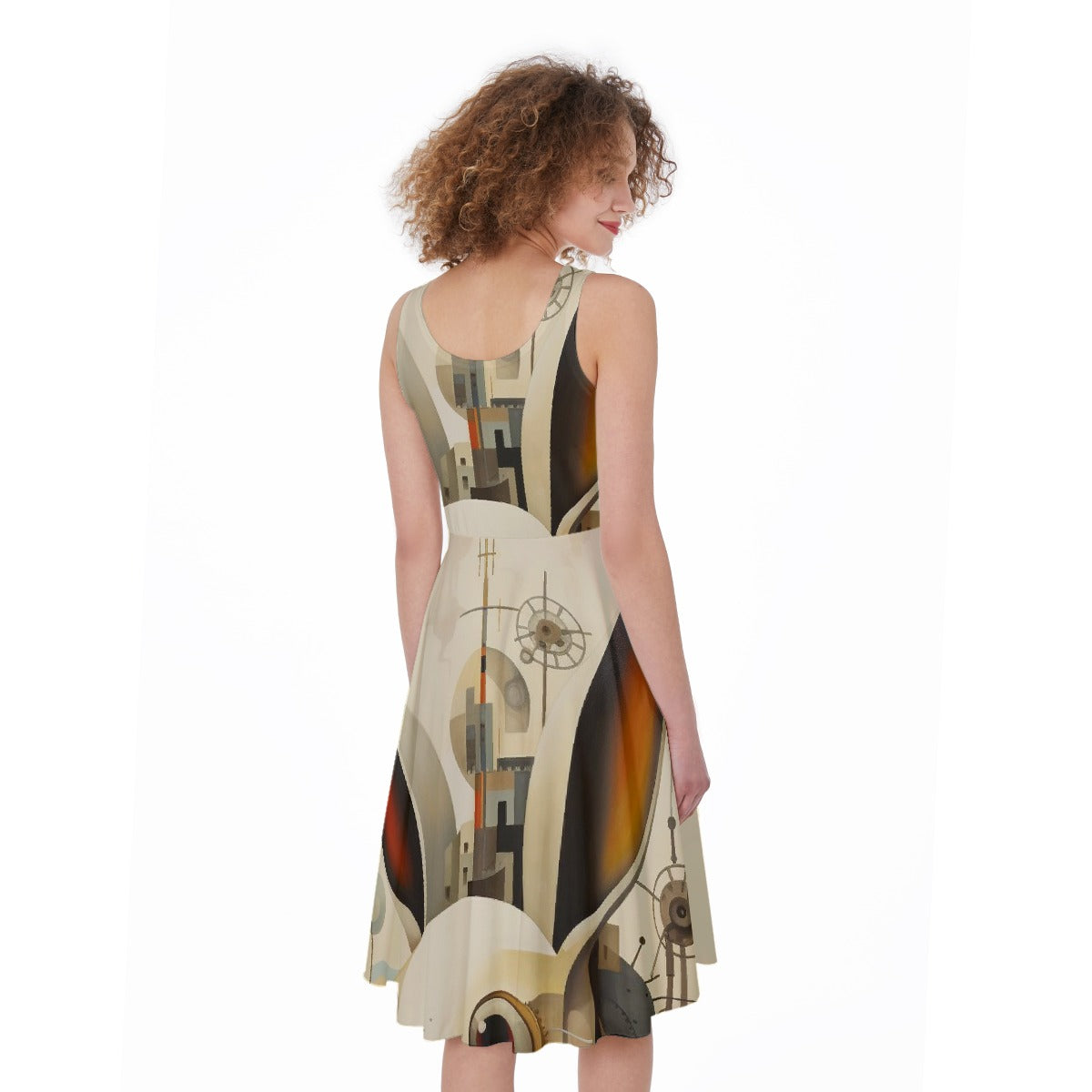 All-Over Print Women's Sleeveless Dress