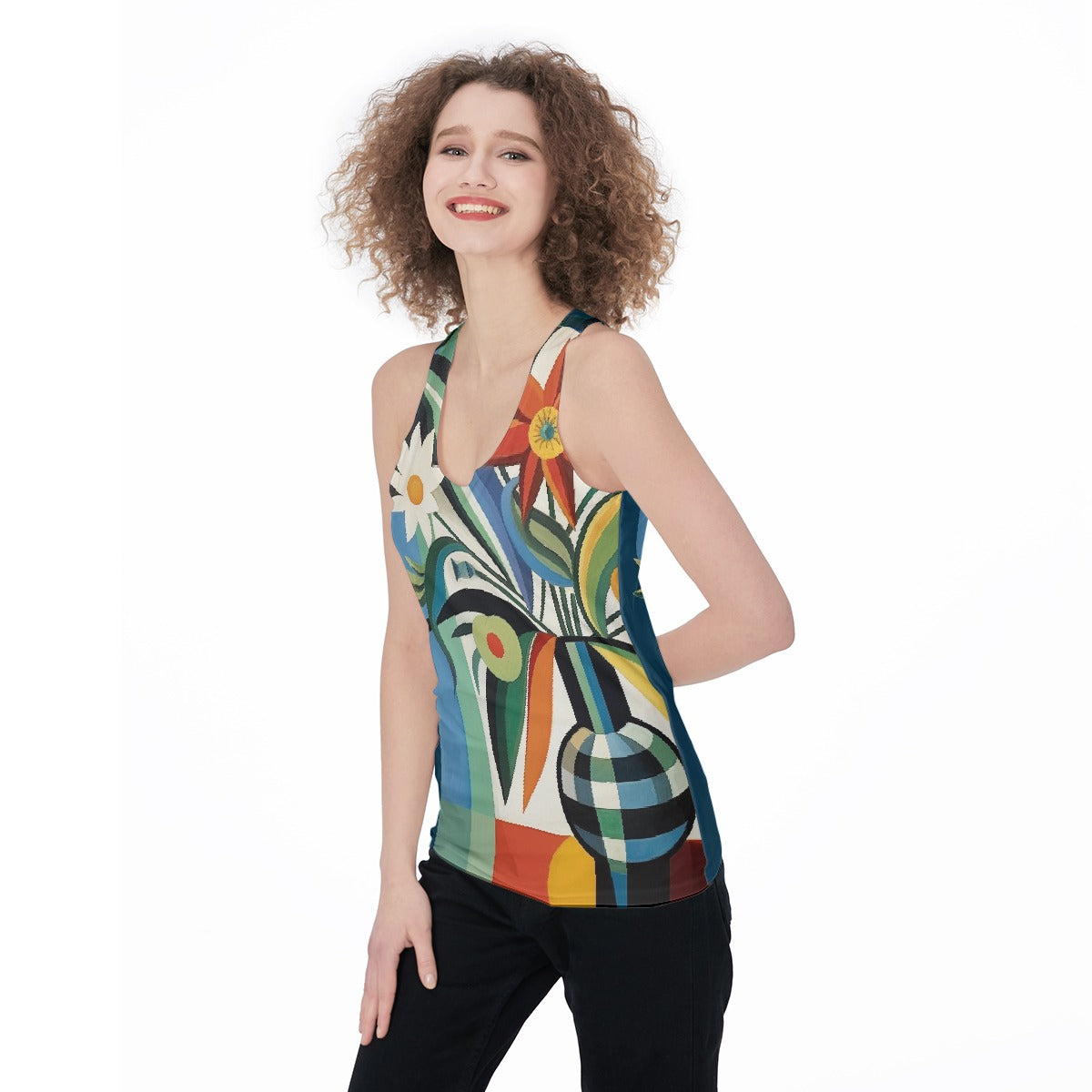 All-Over Print Women's Racerback Tank Top