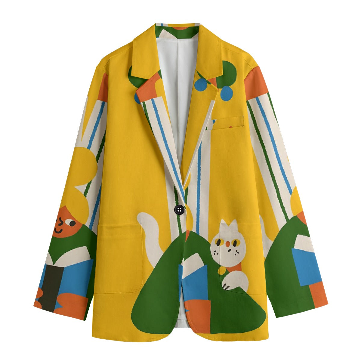 All-Over Print Women's Leisure Blazer