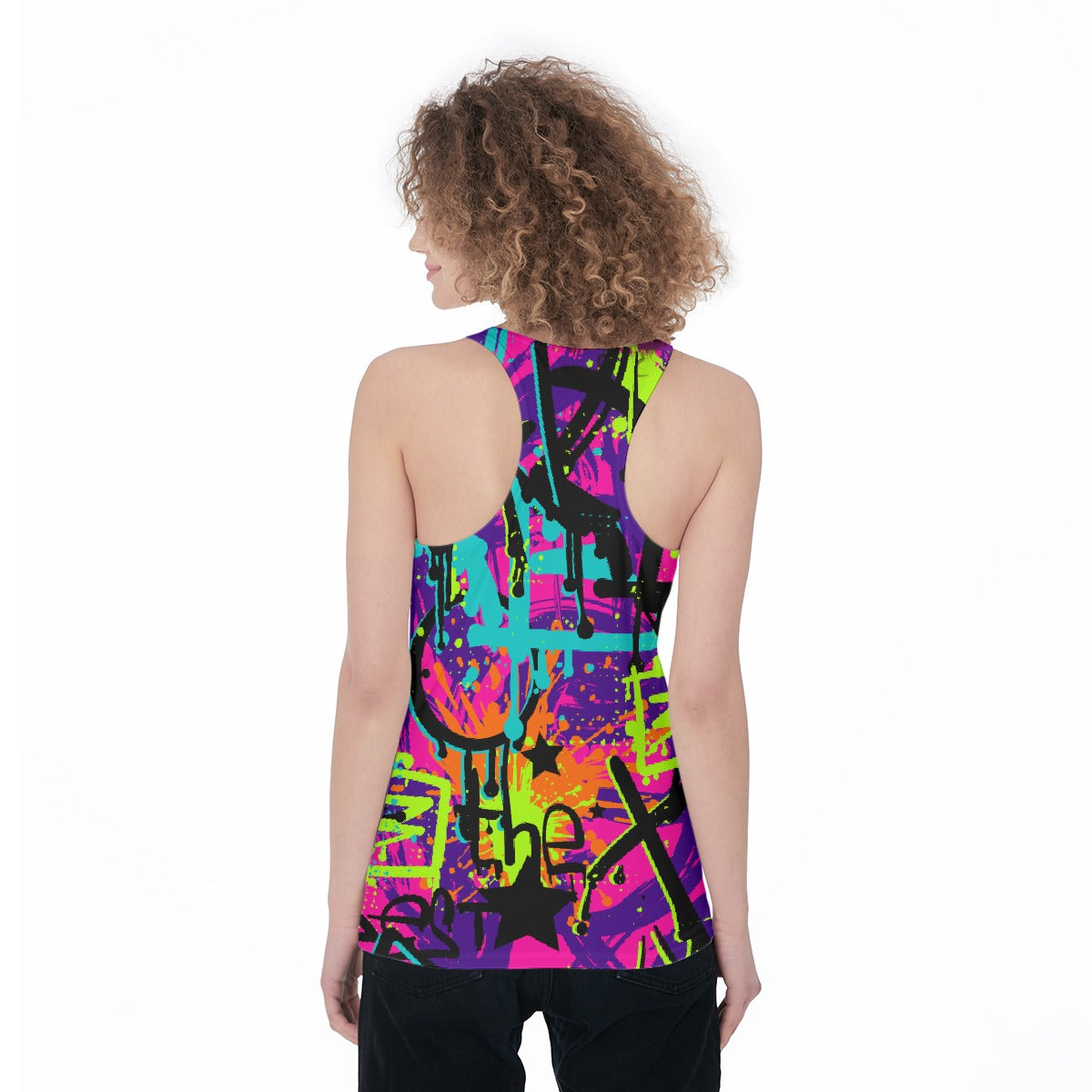 All-Over Print Women's Racerback Tank Top