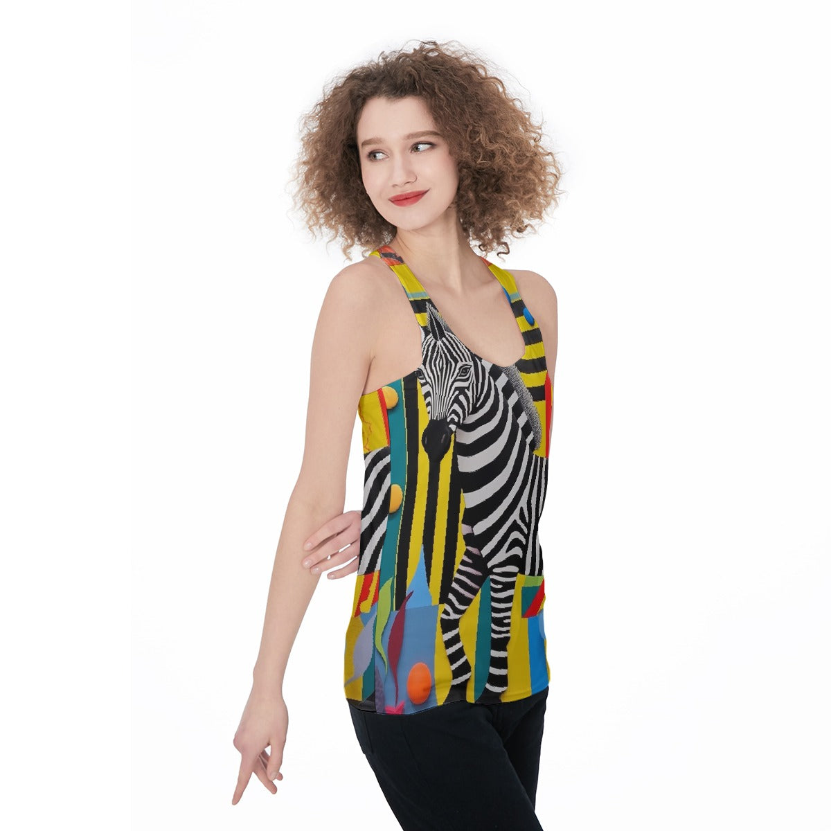 All-Over Print Women's Racerback Tank Top