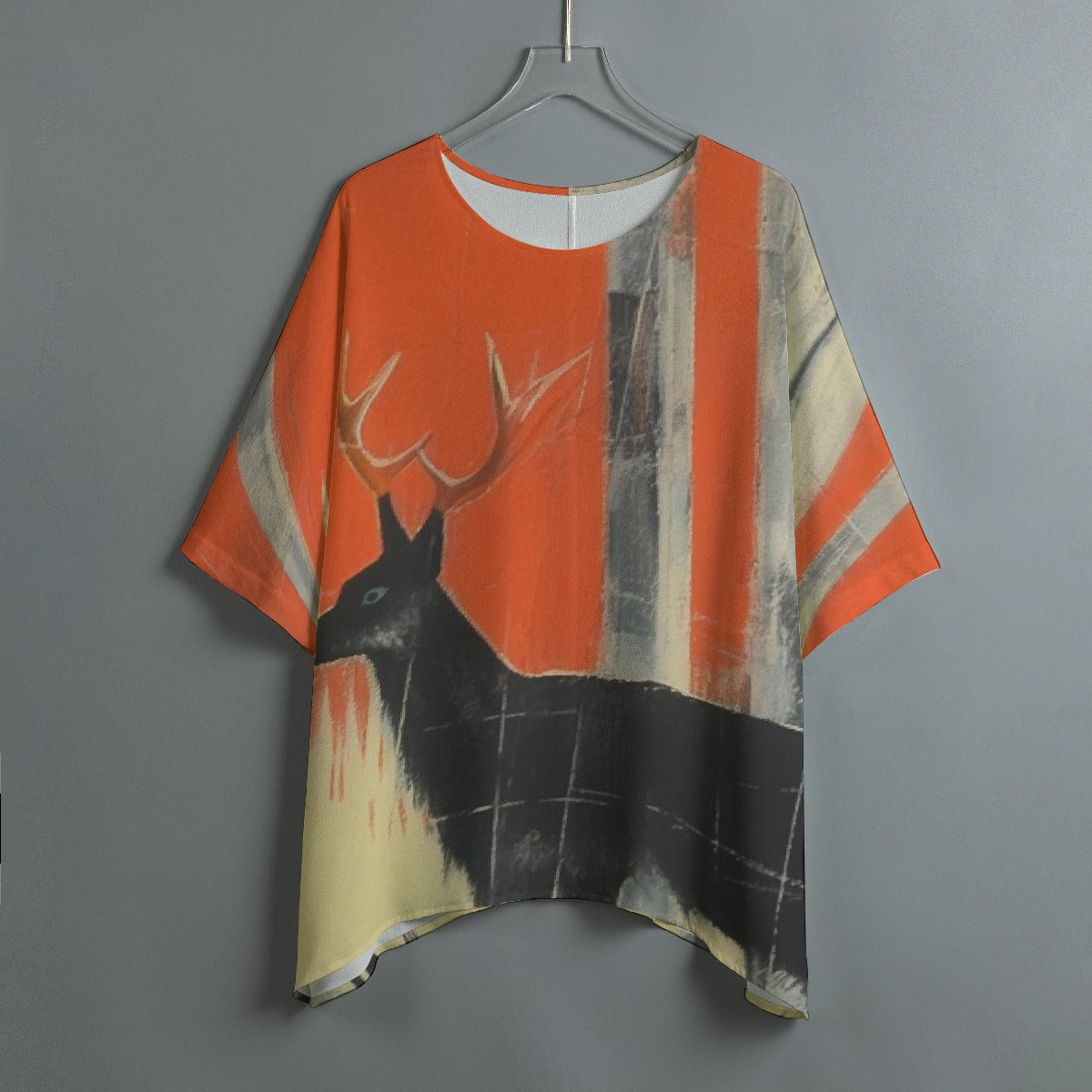 All-Over Print Women's Bat Sleeve Shirt