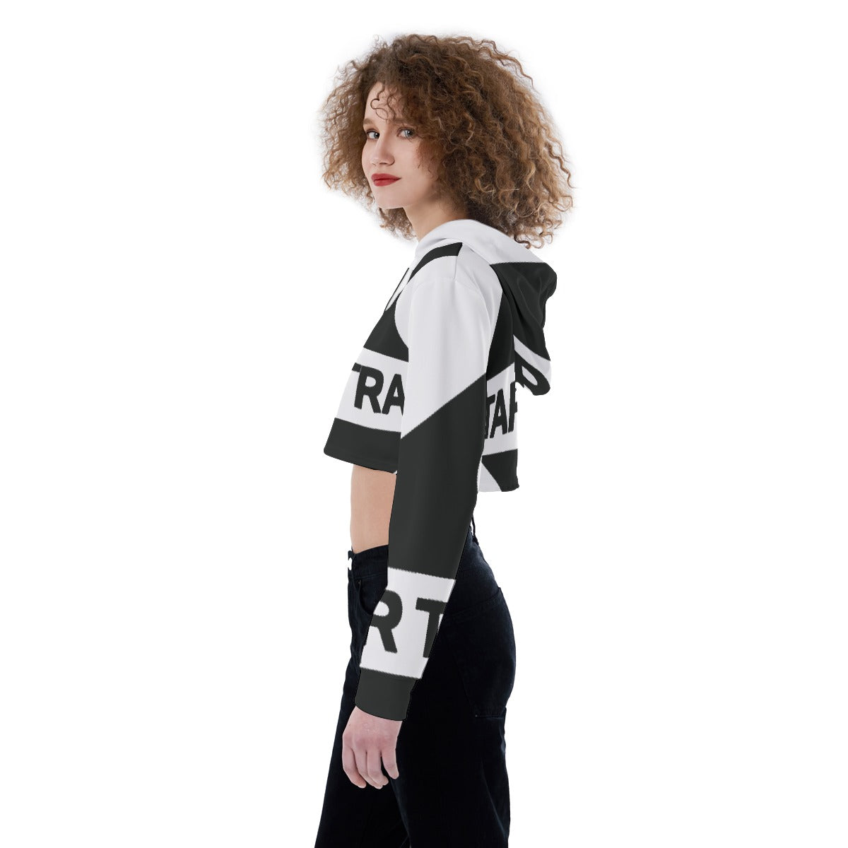 All-Over Print Women's Crop Top Hoodie