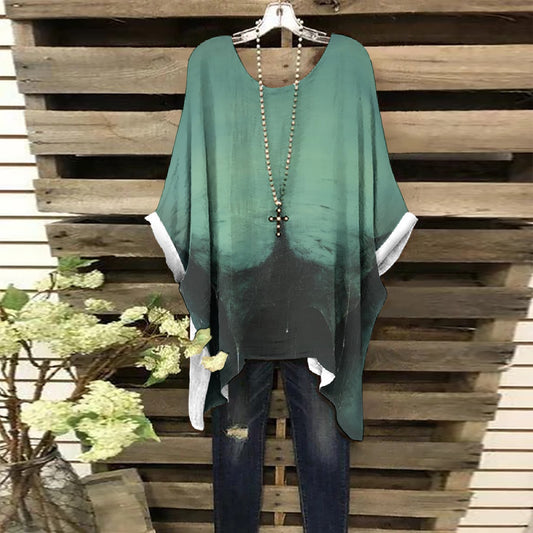 All-Over Print Women's Bat Sleeve Shirt