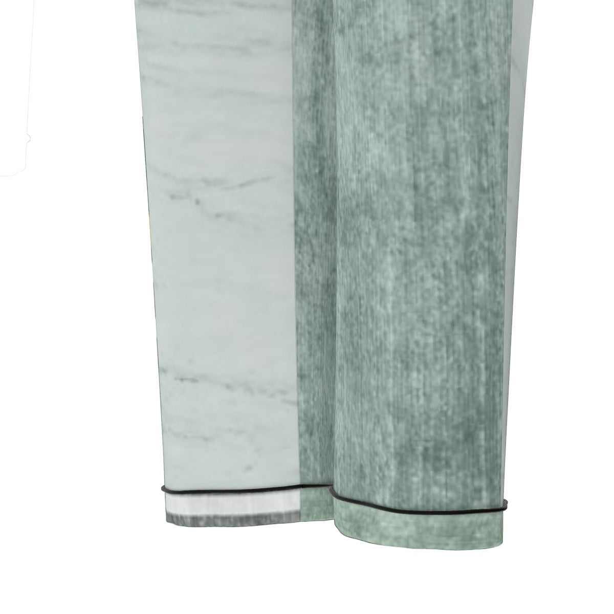 All-Over Print Women's Long Sleeve Pajama Set With Black Contrast Piping