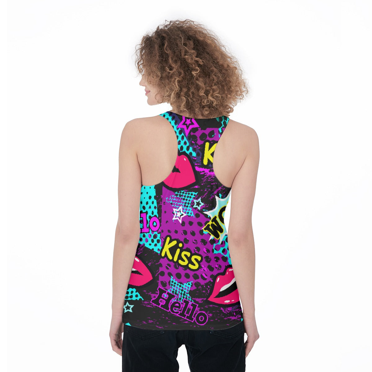 All-Over Print Women's Racerback Tank Top