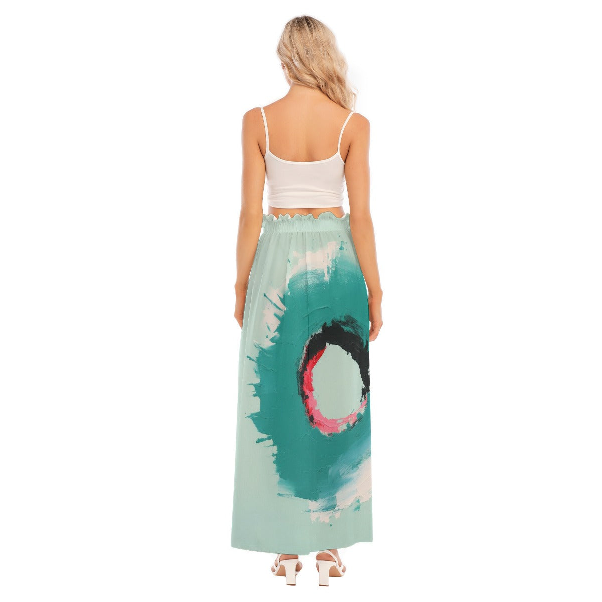 All-Over Print Women's Side Split Skirt