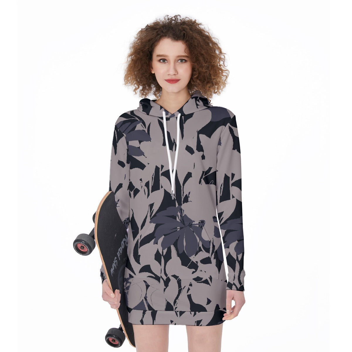 All-Over Print Women's Long Hoodie