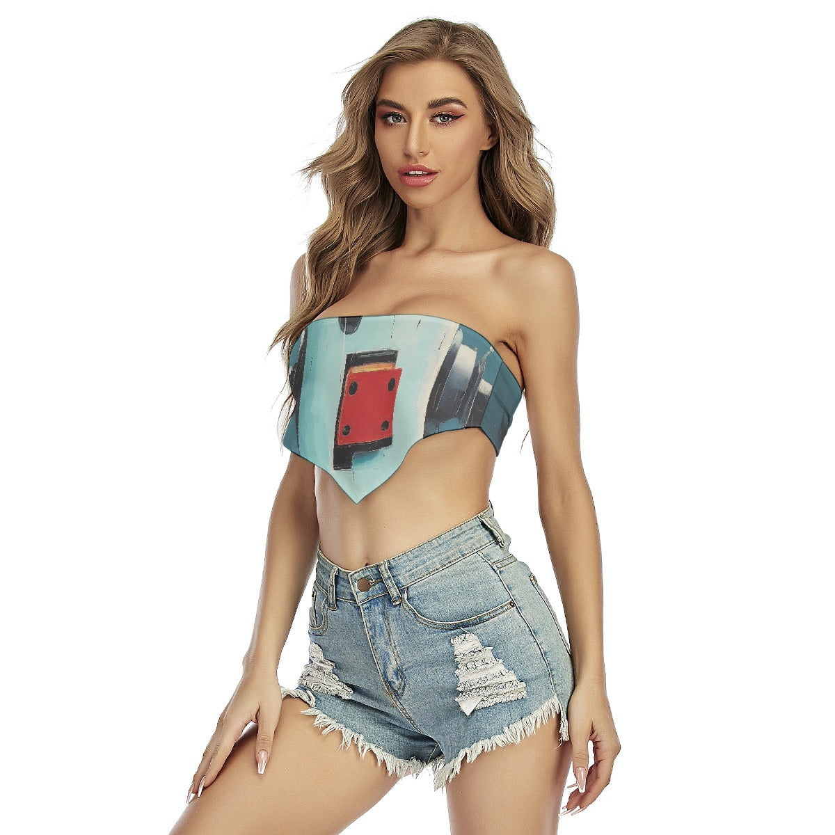 All-Over Print Women's Triangle Tube Top