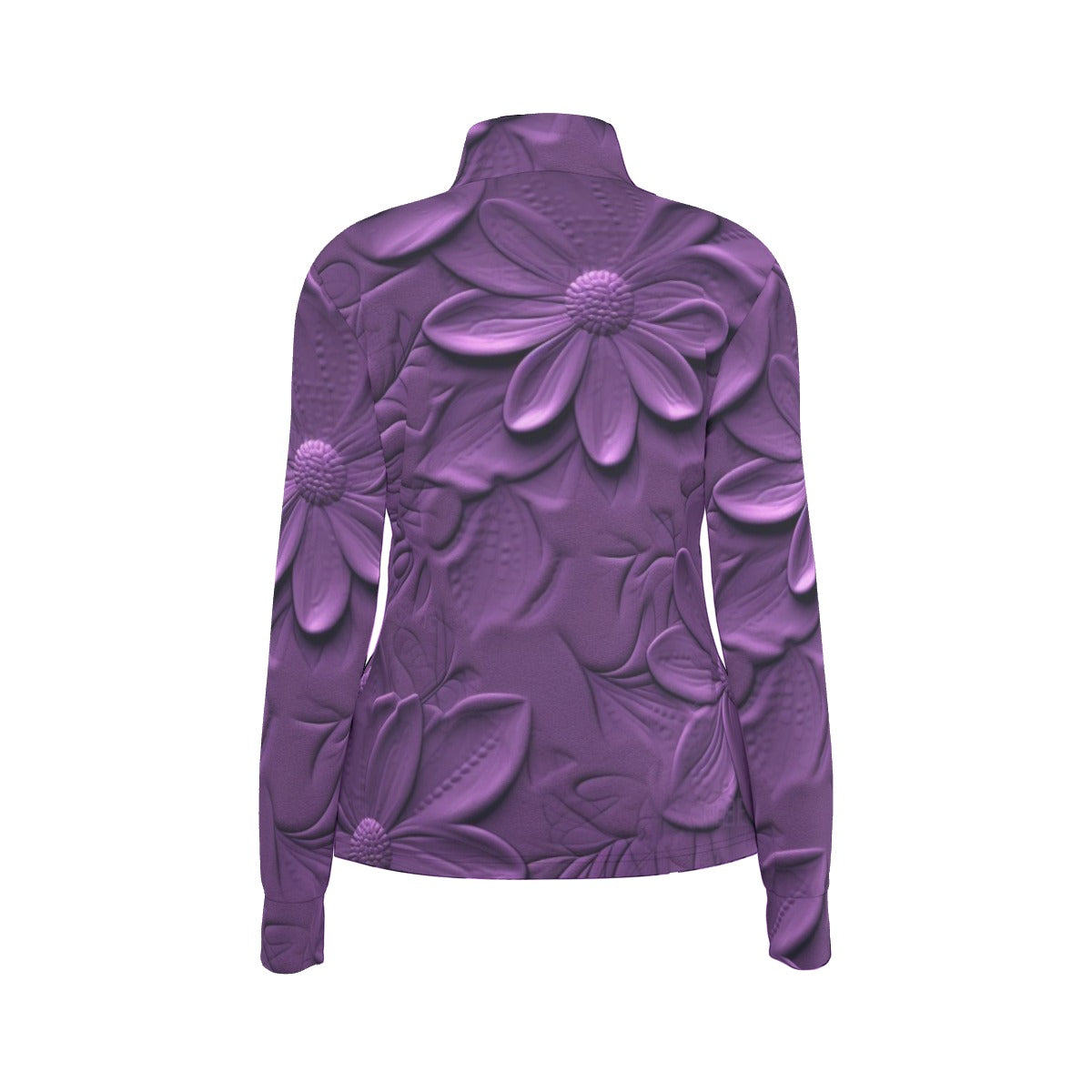 All-Over Print Women's Long Sleeve Thumbhole Jacket