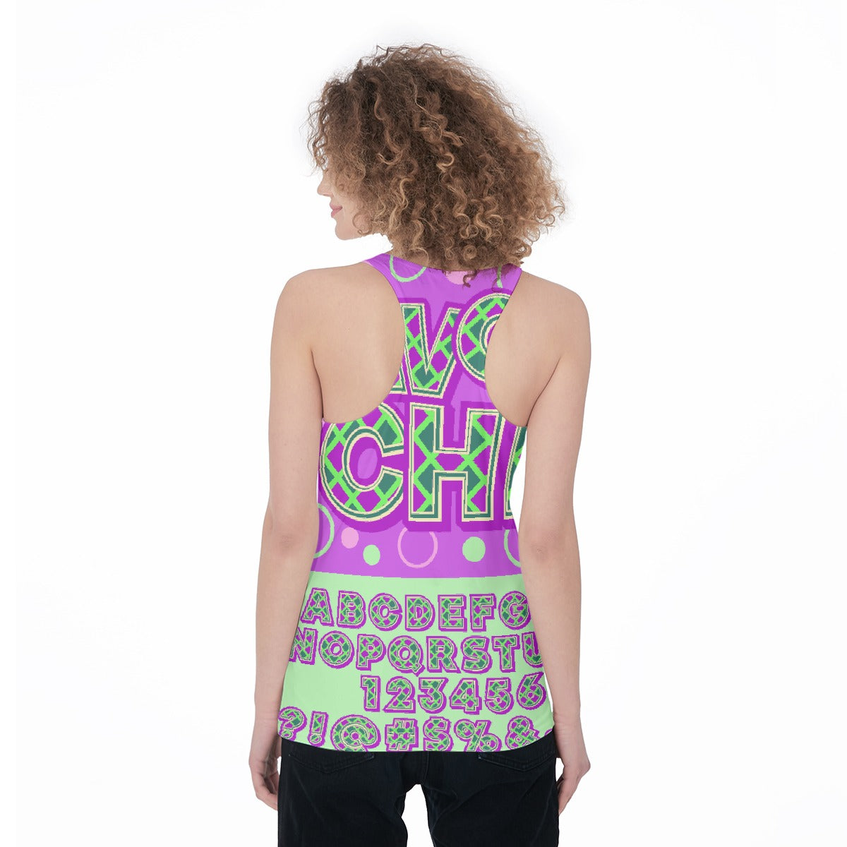 All-Over Print Women's Racerback Tank Top
