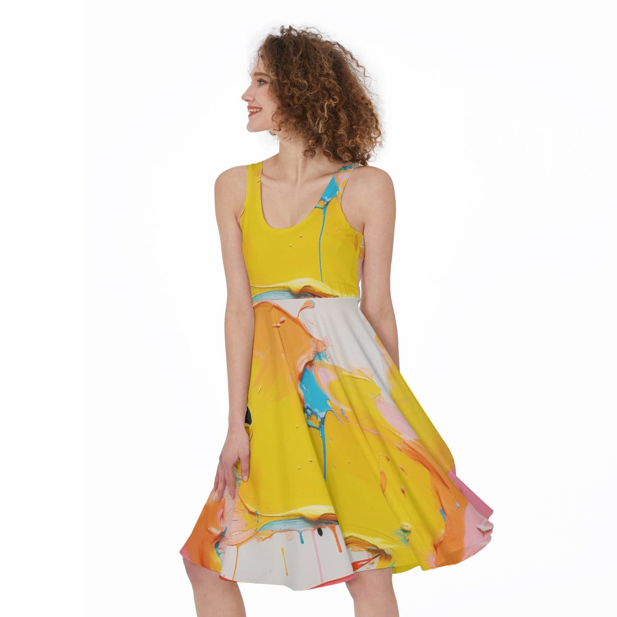 All-Over Print Women's Sleeveless Dress