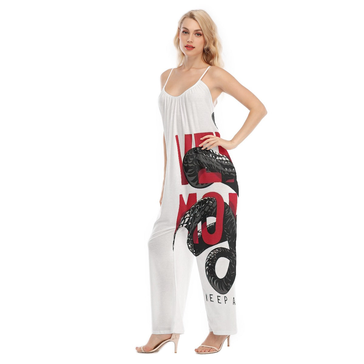 All-Over Print Women's Loose Cami Jumpsuit
