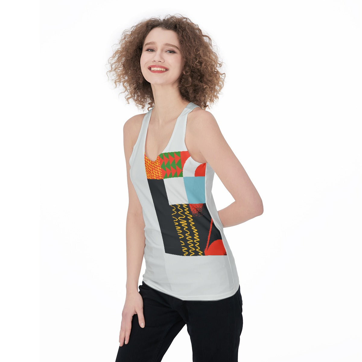 All-Over Print Women's Racerback Tank Top