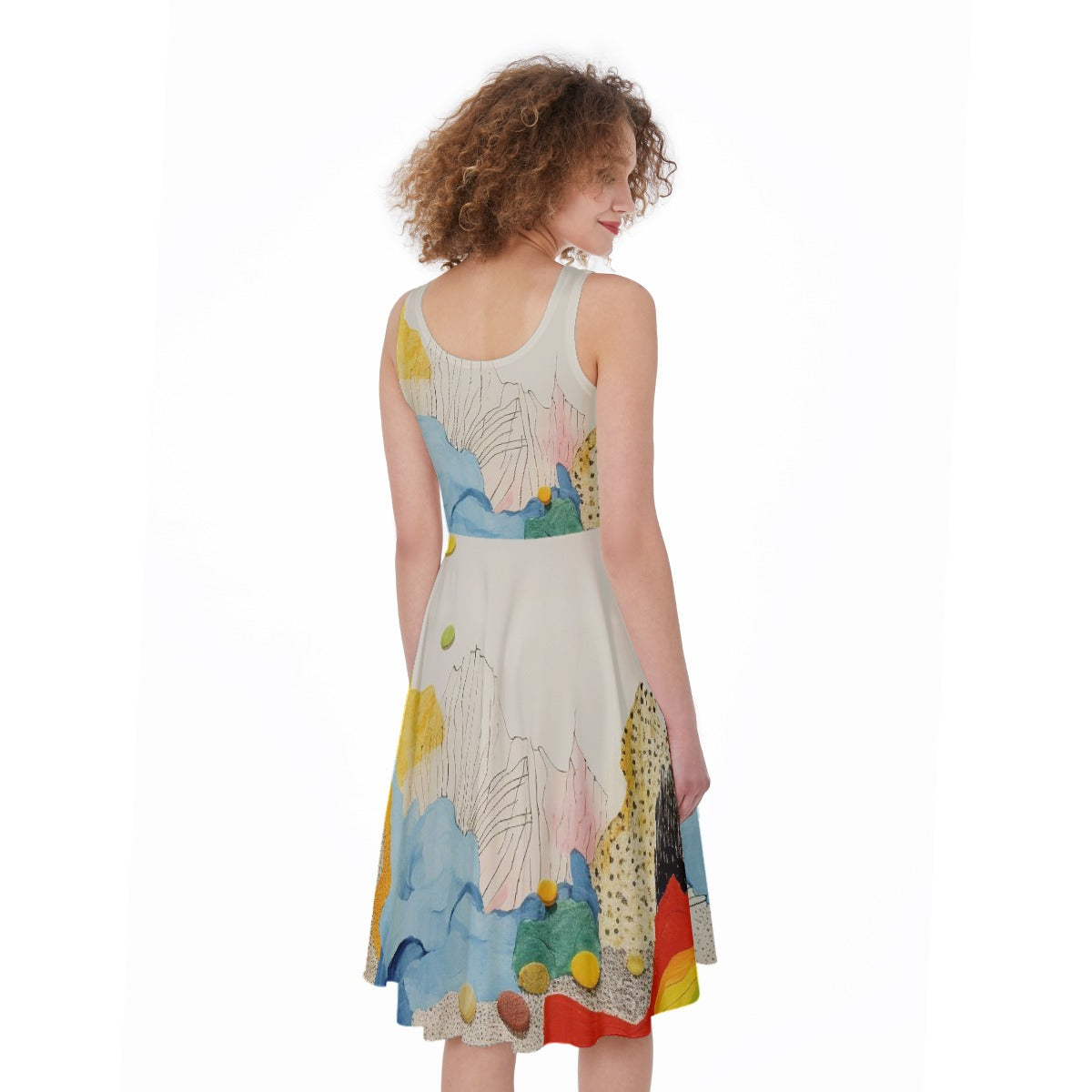 All-Over Print Women's Sleeveless Dress